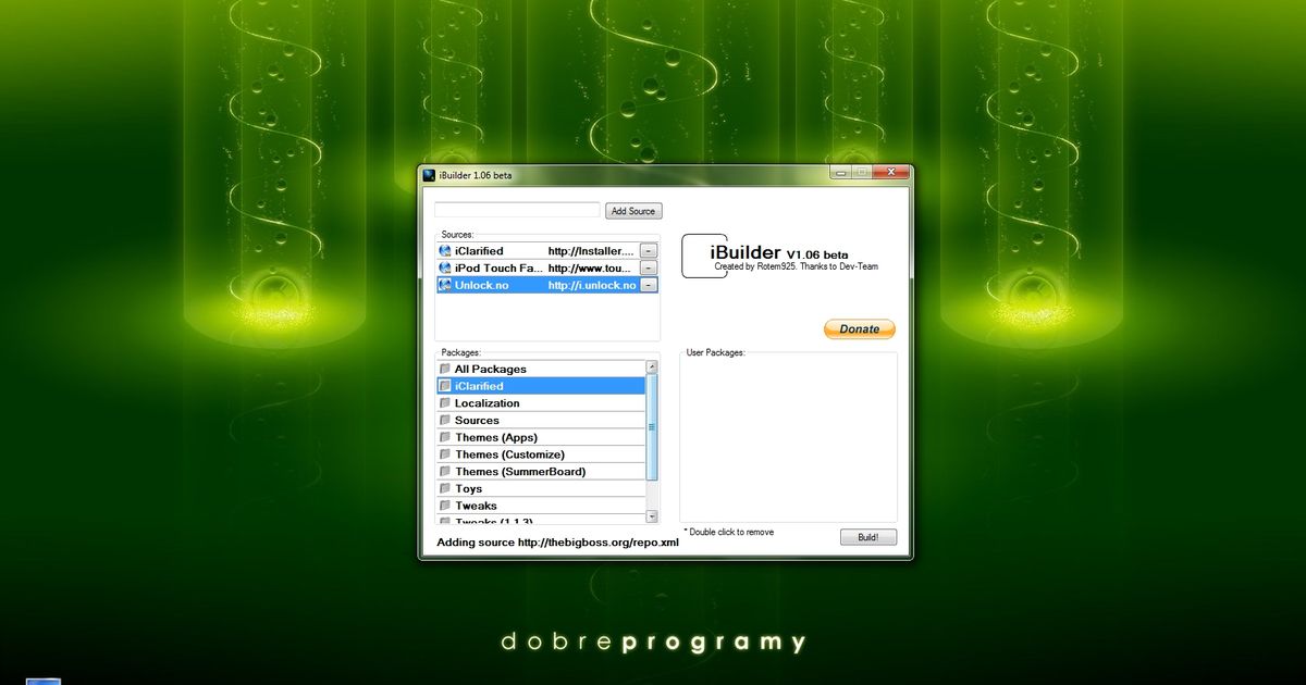 Ibuilder iBuilder 1.06b - dobreprogramy