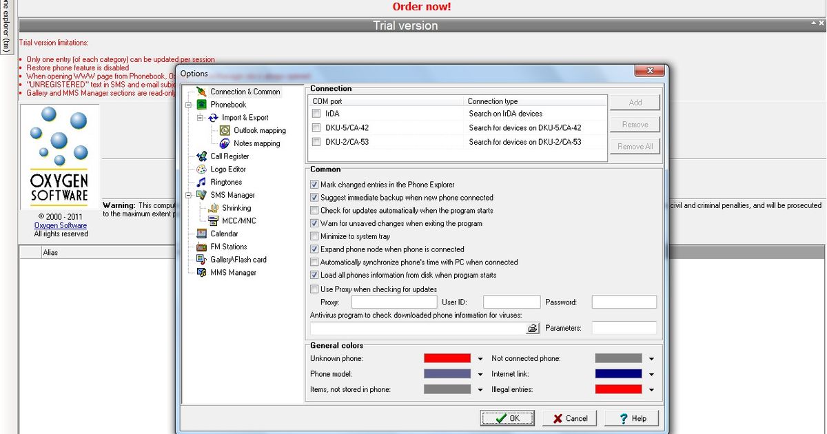 Oxygen Phone Manager II 2.18.15 - dobreprogramy