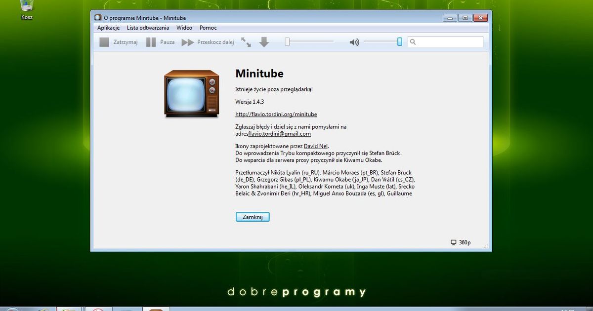Minitube 3.9.3 - dobreprogramy