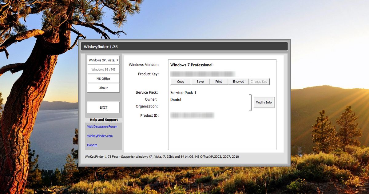 Win Keyfinder 2.0.0 - dobreprogramy