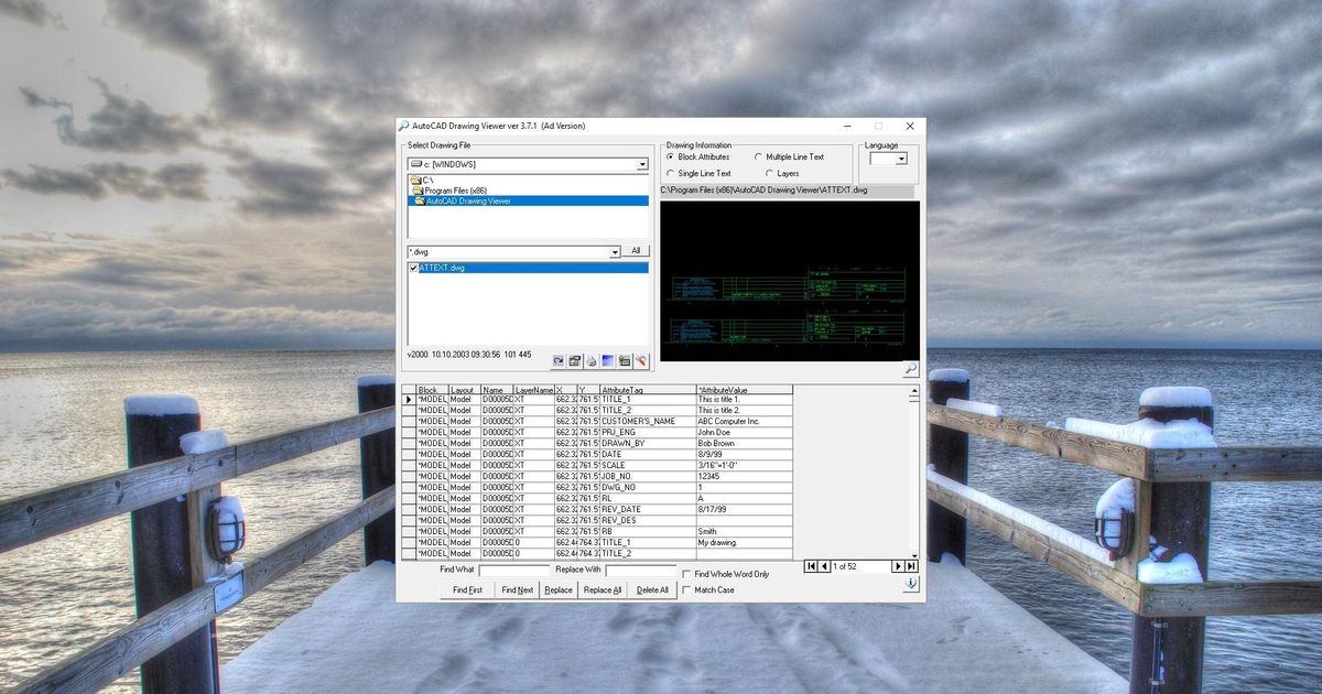 AutoCAD Drawing Viewer 3.7.1 - dobreprogramy