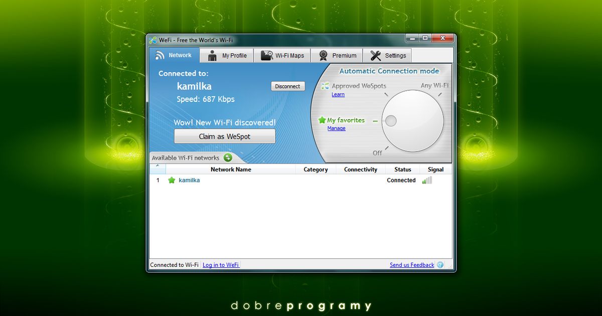 Wefi WeFi 4.0.1.0 - dobreprogramy