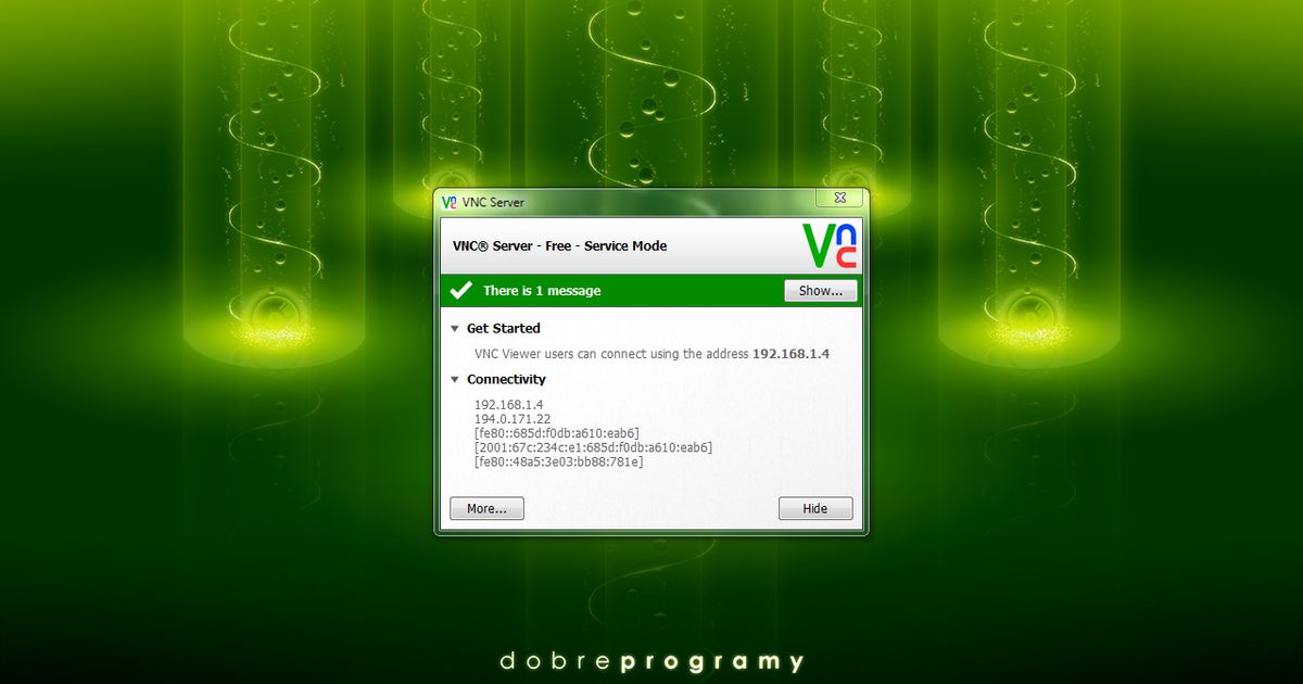 Vnc Program Photo VNC 5.3.2 Free Edition - dobreprogramy
