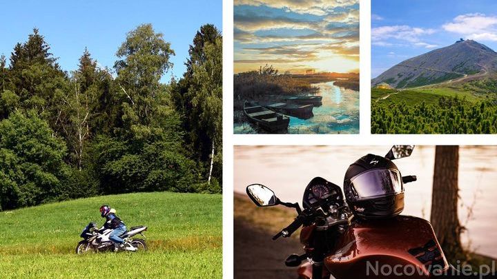 Wakacje w Polsce na motocyklu