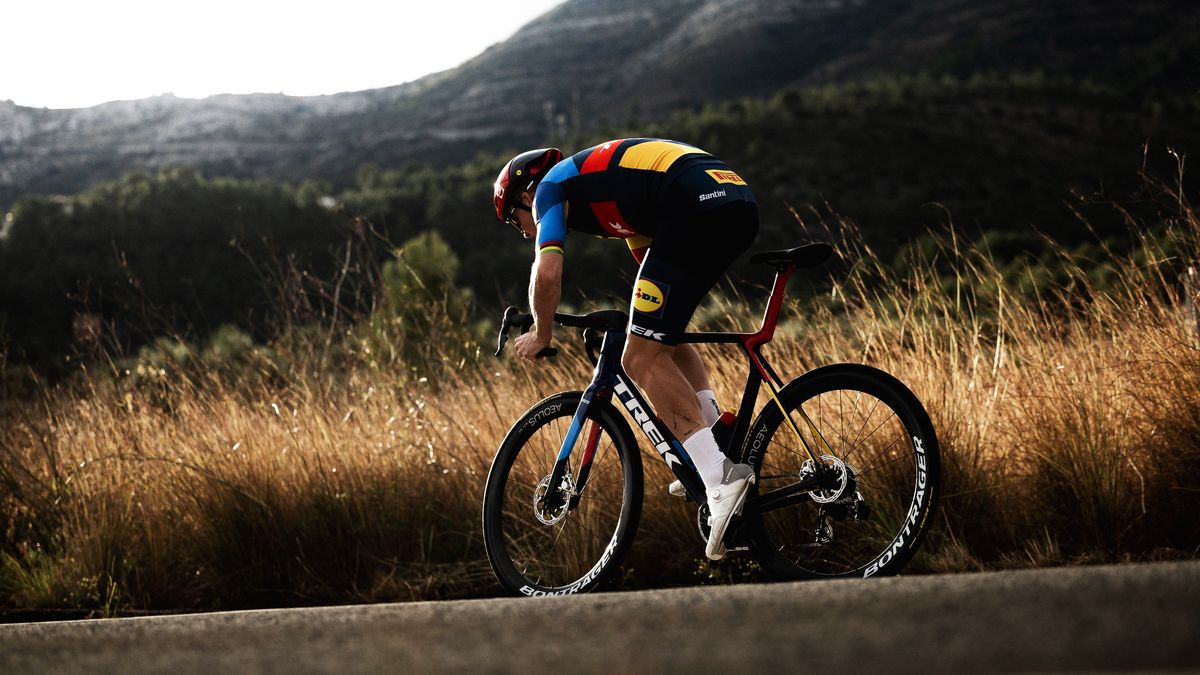 Trek Madone w trasie.