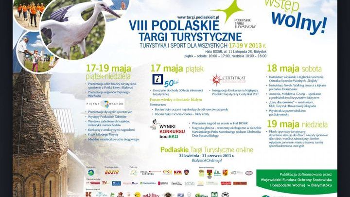 VIII Podlaskie Targi Turystyczne
