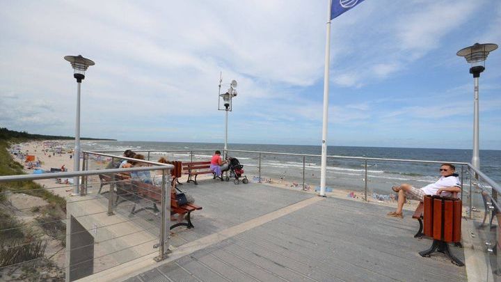 Wypoczynek na plaży w Grzybowie