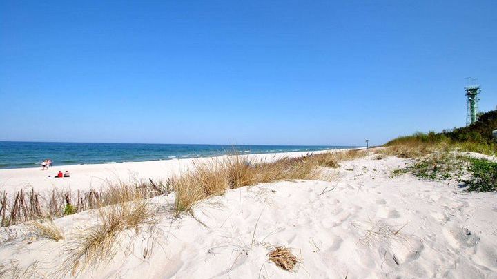 Na plaży w Jastarni