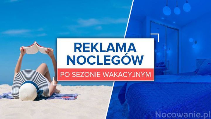 Reklama noclegów po sezonie wakacyjnym