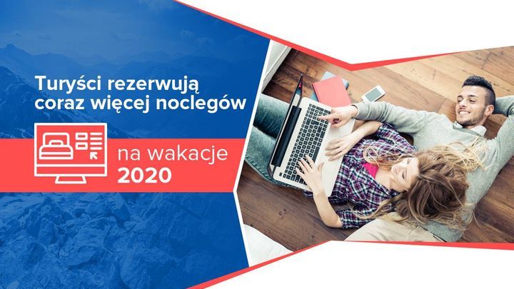 Turyści rezerwują coraz więcej noclegów na wakacje 2020