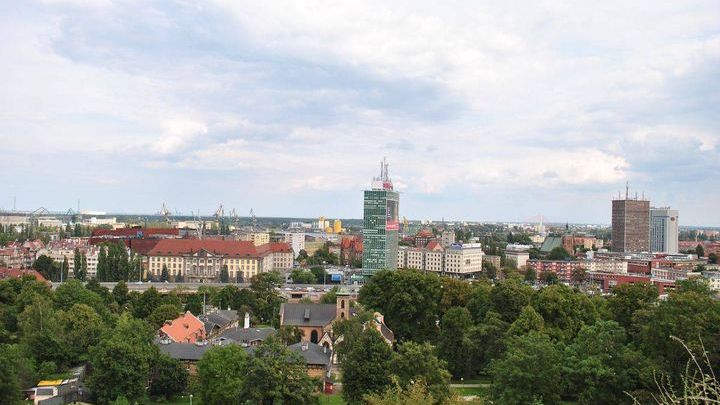 Gdańsk z perspektywy Góry Gradowej