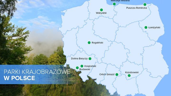 10 najciekawszych parków krajobrazowych w Polsce