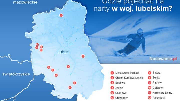 Gdzie na narty w województwie lubelskim?