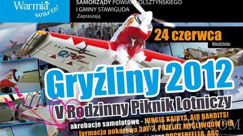 Miłośnicy lotnictwa proszeni do Gryźlin