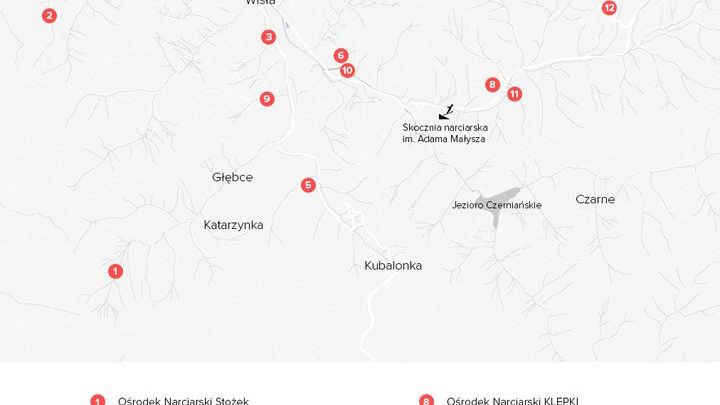 Wisła - najlepsze miejsca na narty