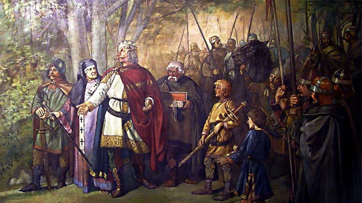 Henryk I Ptasznik. XIX-wieczny obraz