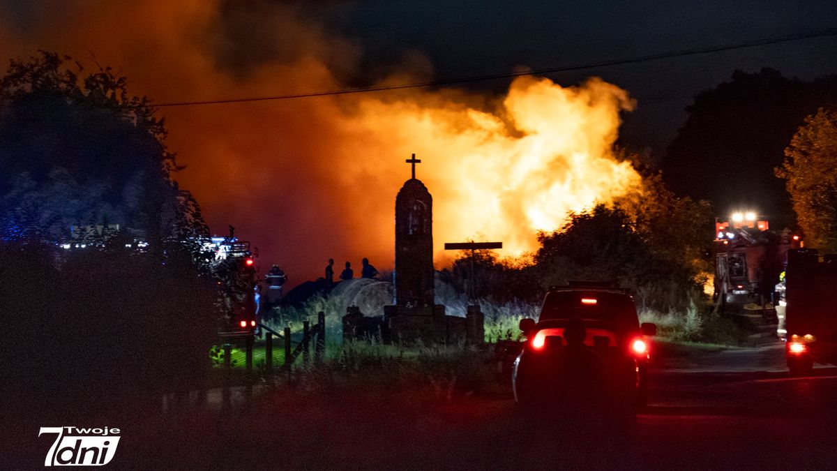 Pożar w Krostowie