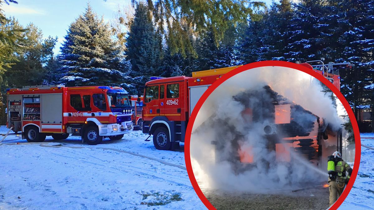 Gronźy pożar w Sypniewie