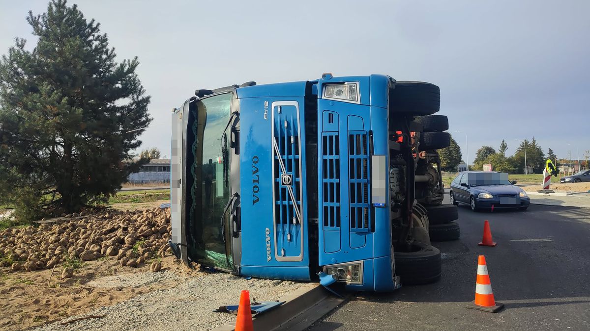 Wypadek na WP w Pile