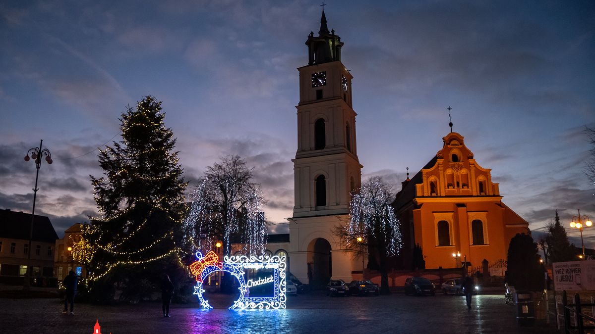 Chodzież, świąteczne iluminacje