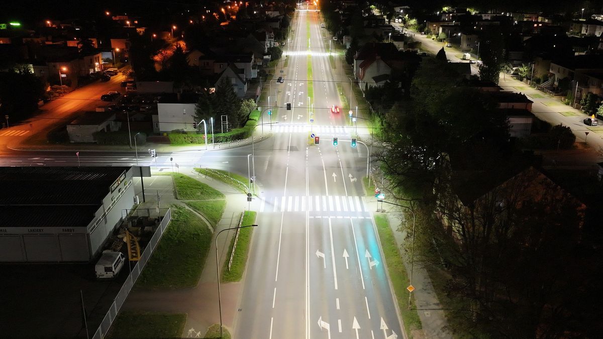 Nowe oświetlenie w Pile