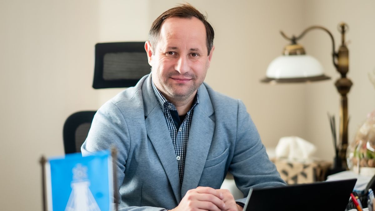 Burmistrz Ciechocinka Jarosław Jucewicz, fot. Maciej Wasilewski