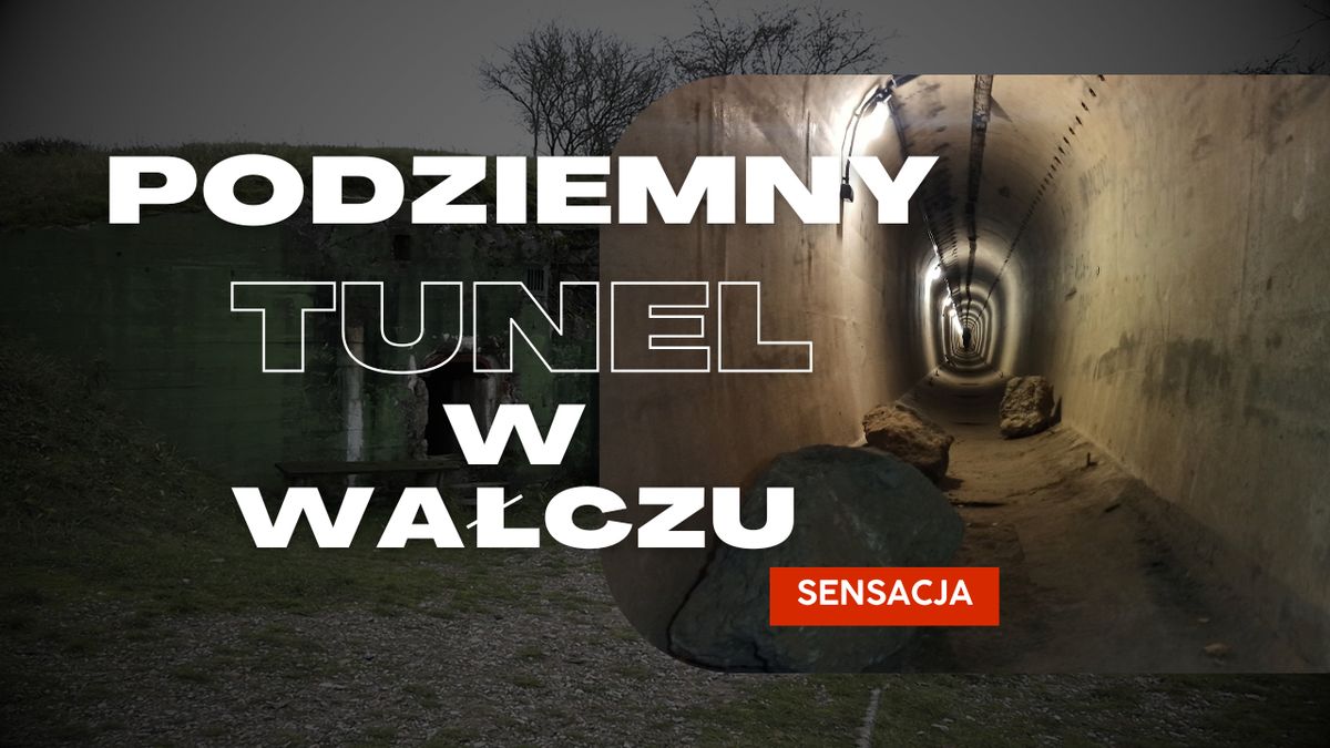 Podziemny tunel w Wałczu