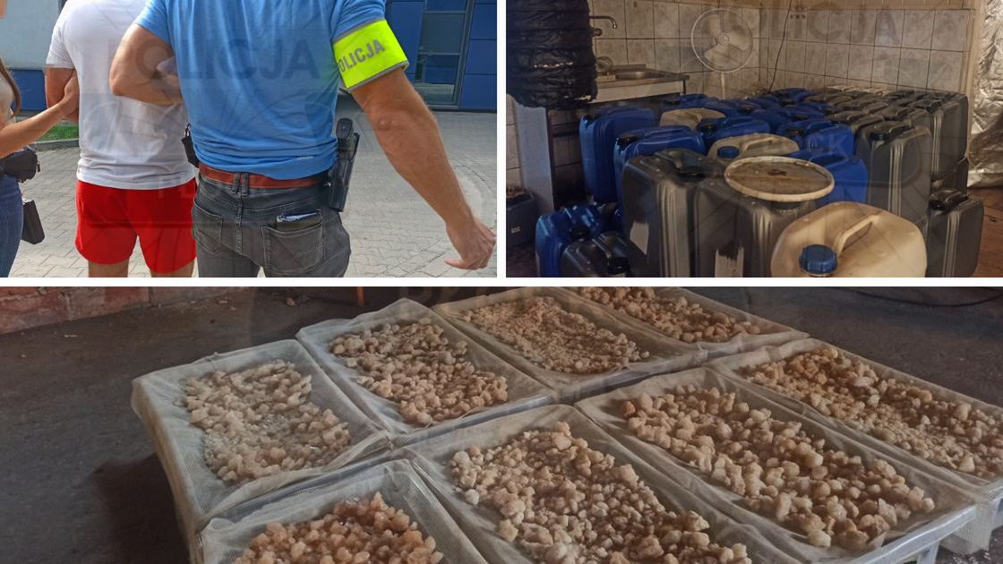 Likwidacja linii produkcyjnej narkotyków