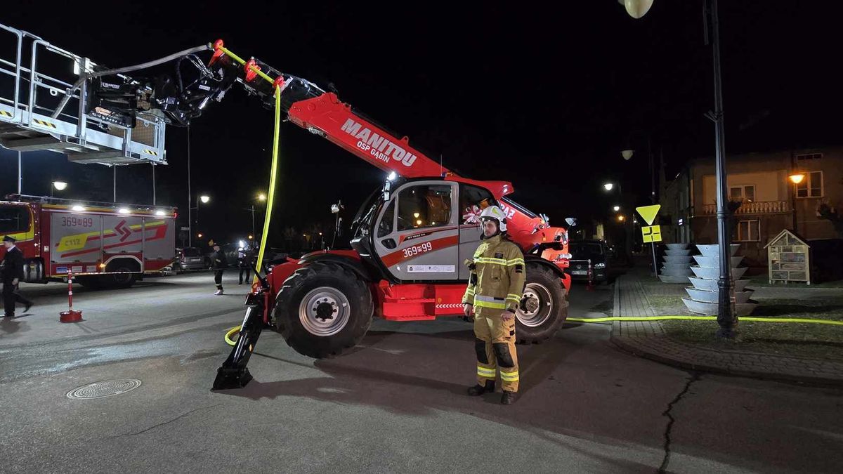 Nowa ładowarka teleskopowa dla jednostki OSP Gąbin