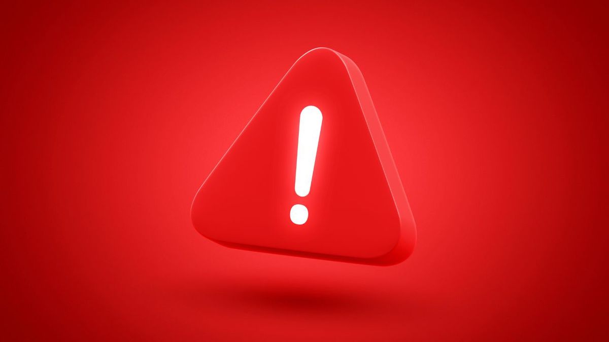 Błędna wiadomość