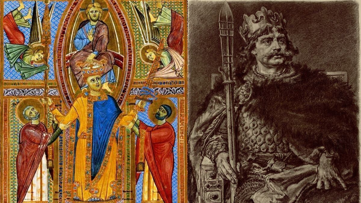Henryk II Święty i Bolesław Chrobry