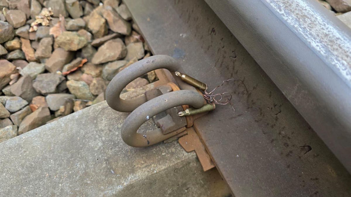 naboje na torach, fot. KWP w Poznaniu