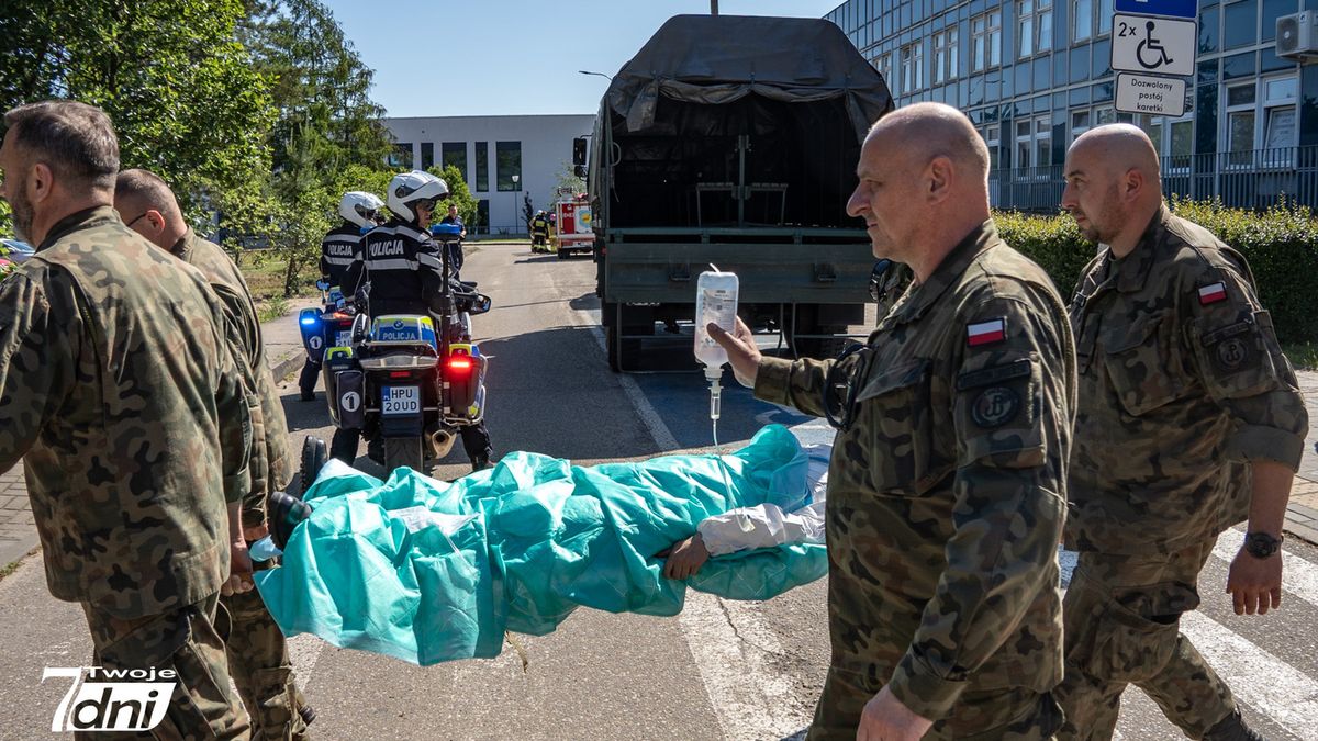 Ewakuacja, szpital, piła