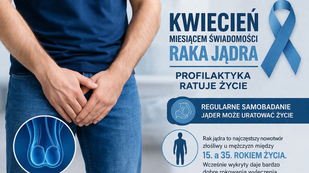 Kwiecień miesiącem świadomości raka jądra