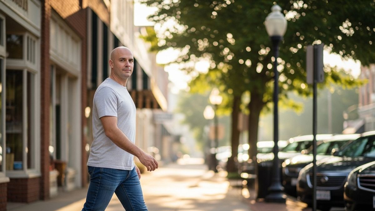 łysina, łysi, mężczyzna