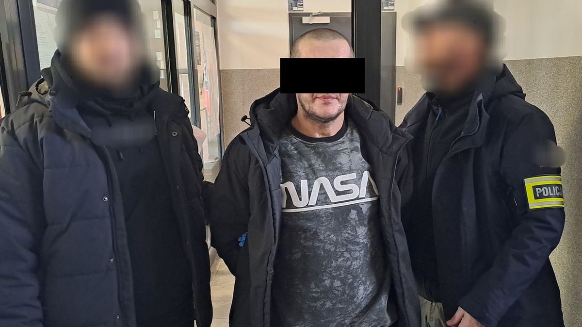 Zatrzymany mężczyzna 