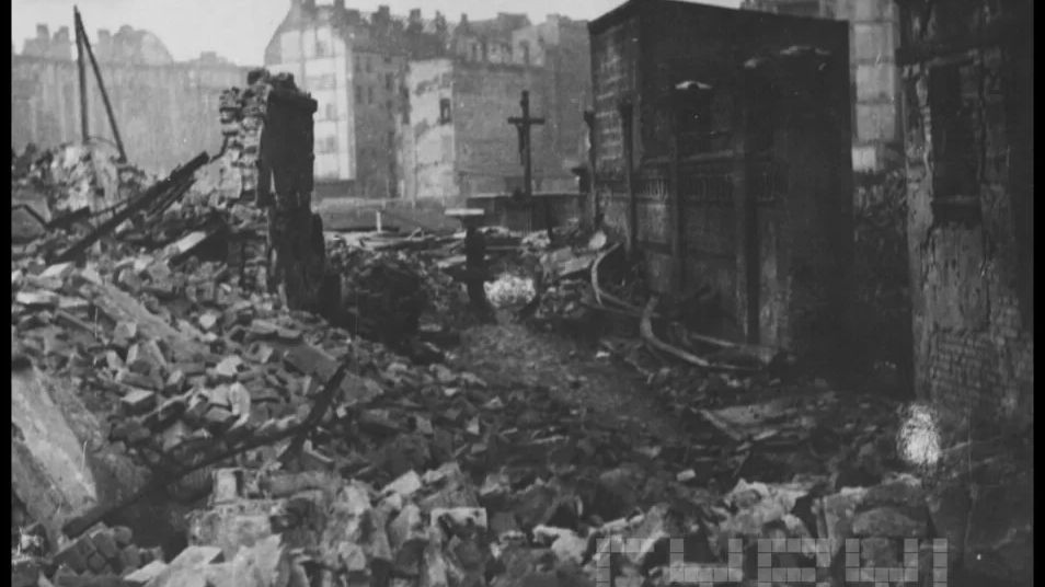 Poznań zbombardowany w czasie II wojny światowej