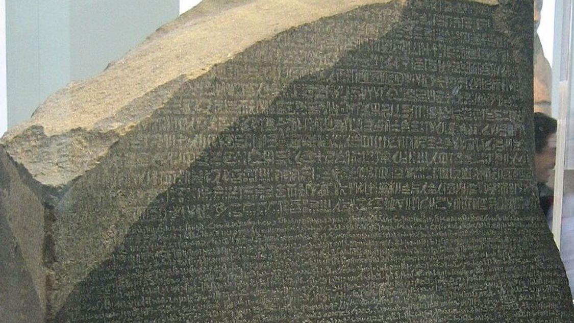 Fragment kamienia z Rosetty
