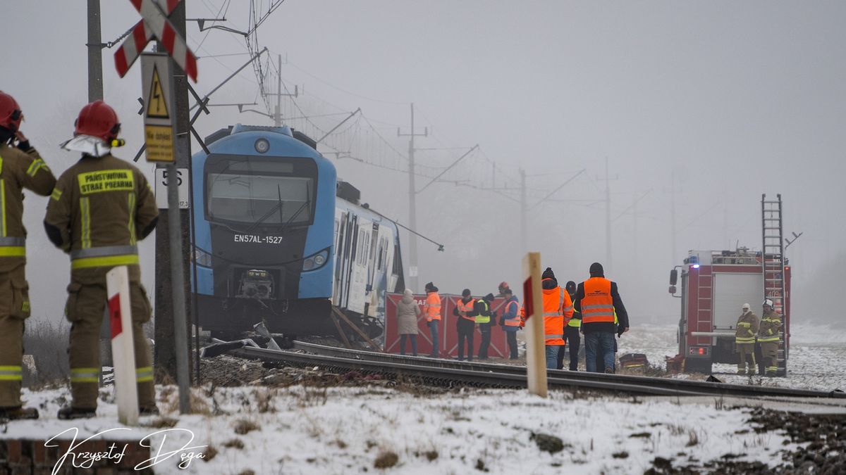 Wypadek kolejowy w Budzyniu