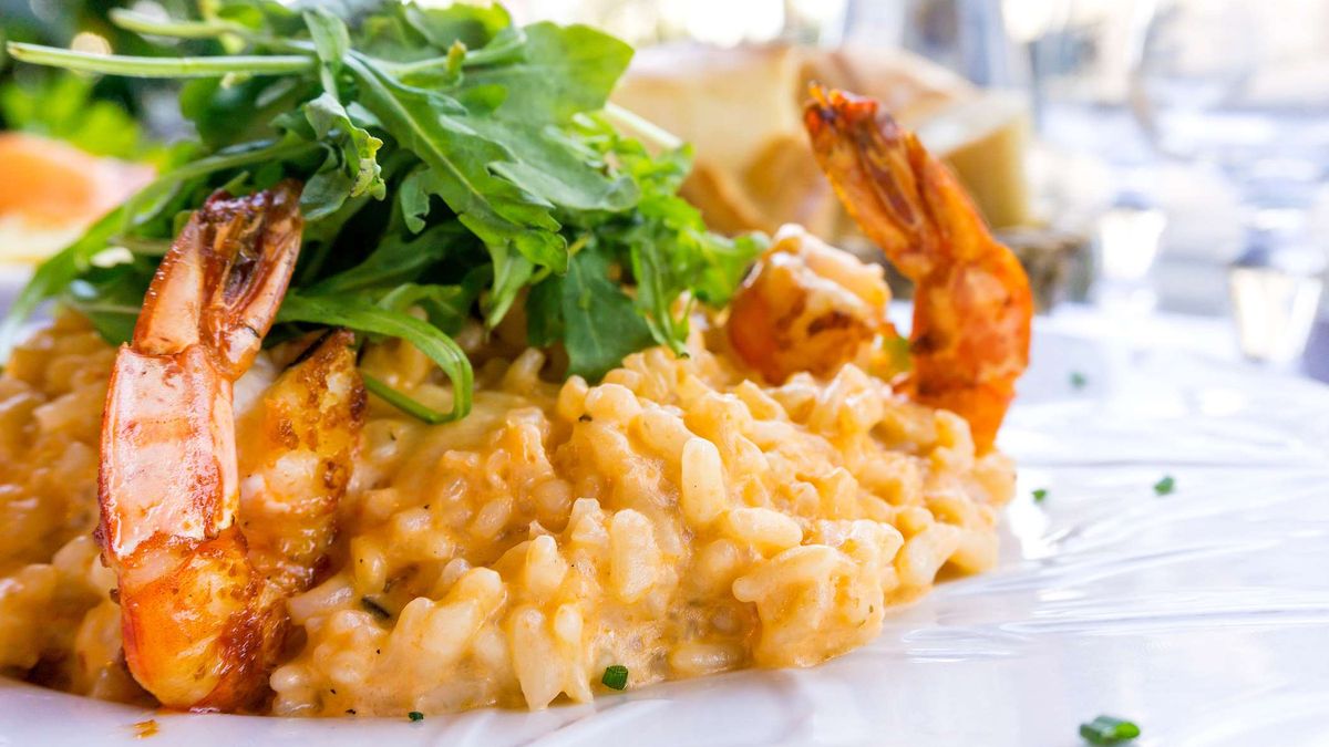 Risotto z krewetkami
