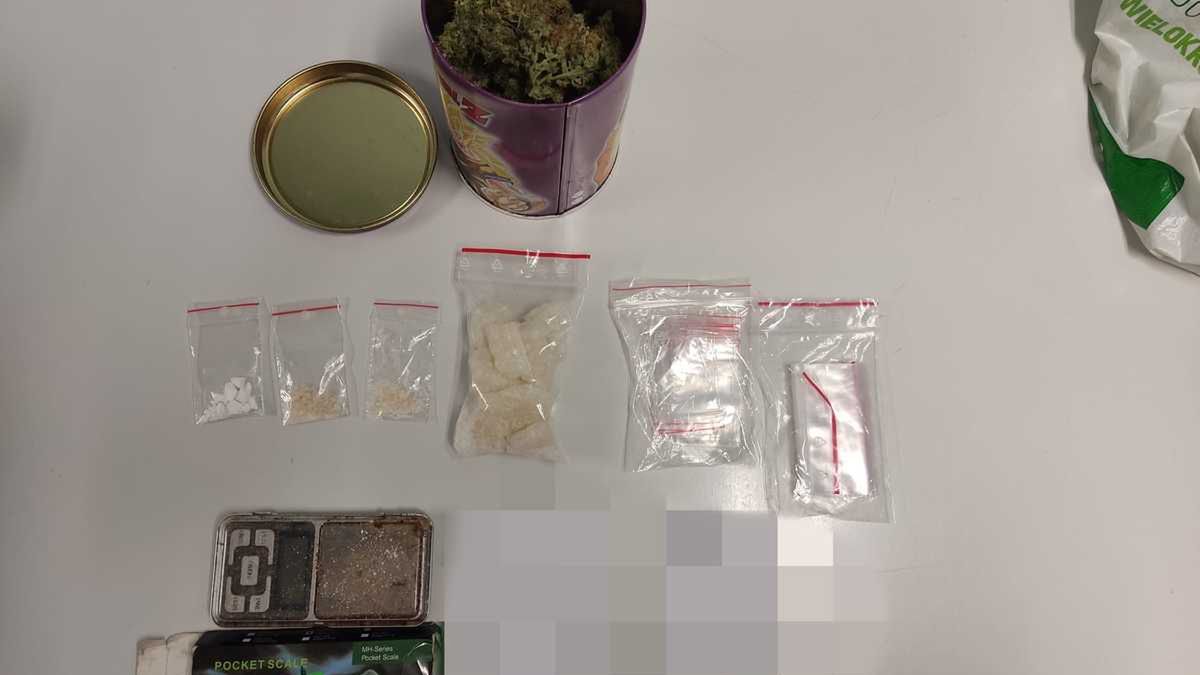 Znalezione narkotyki 