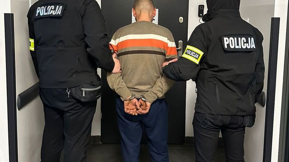 Zatrzymany mężczyzna