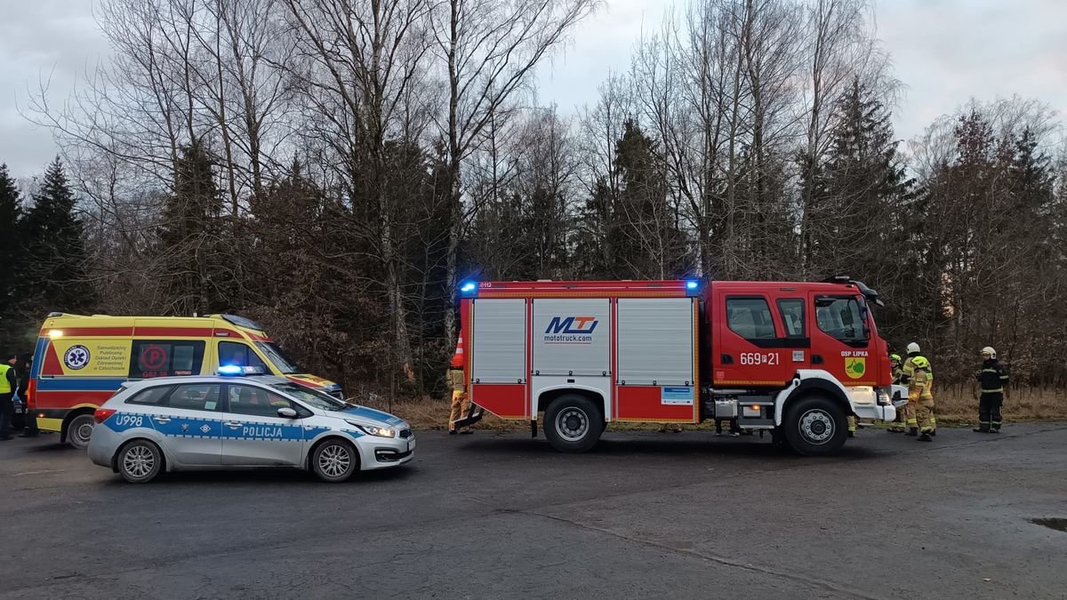 Wypadek na lotnisku w Lipce