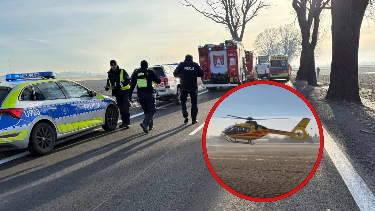 Wypadek DW190 - Łaziska