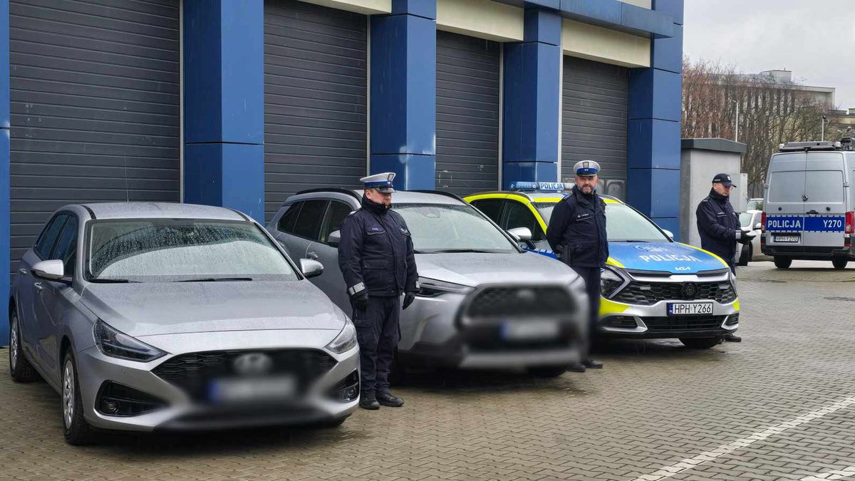 Nowe radiowozy dla KMP w Płocku 