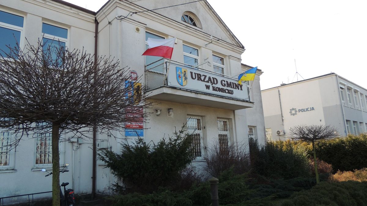 Budynek Urzędu Gminy w Konecku