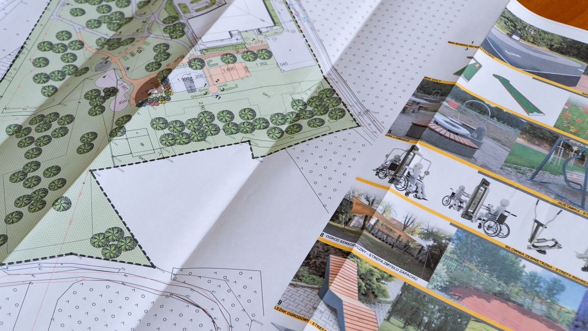 Wizualizacja inwestycji w ośrodku w Osieku