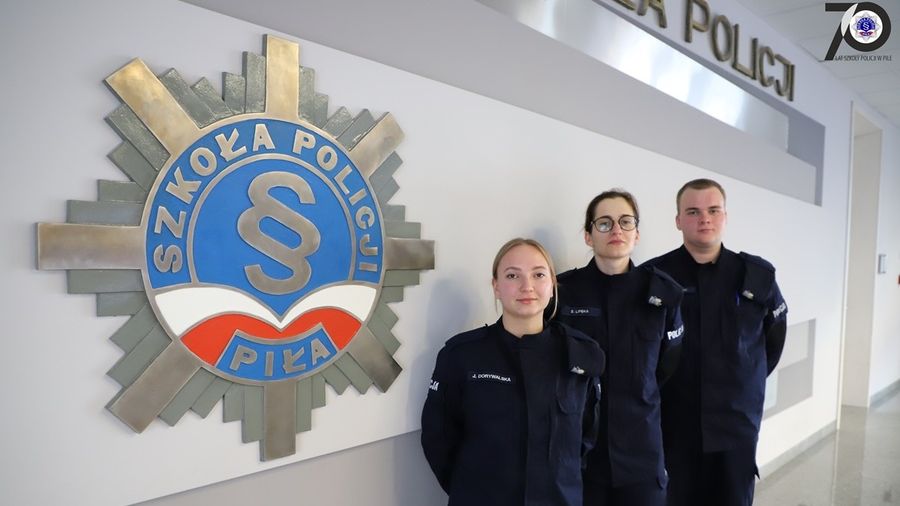 Słuchacze Szkoły Policji w Pile. 