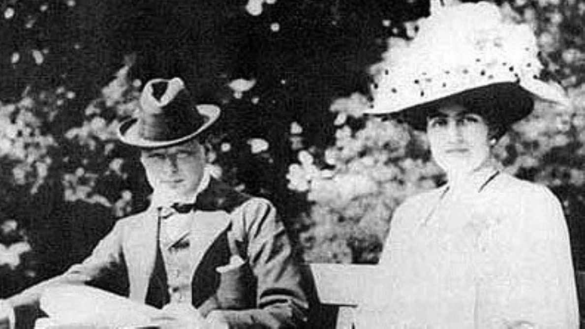 Winston Churchill z żoną