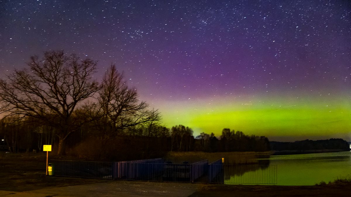 Zorza polarna w Pile, 20.03.2026 r.